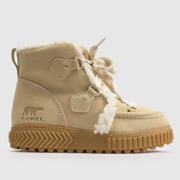 SOREL Beige Ona Ave Alpine Plus Womens Boots