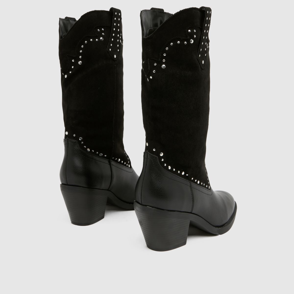 schuh Brielle Studded Western in Black schuh Brielle Studded Western 7