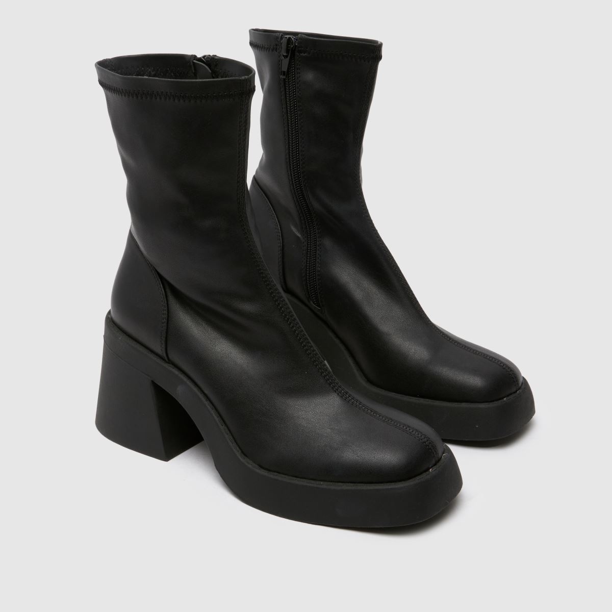 schuh Amirah Sock Heel in Black schuh Amirah Sock Heel 4