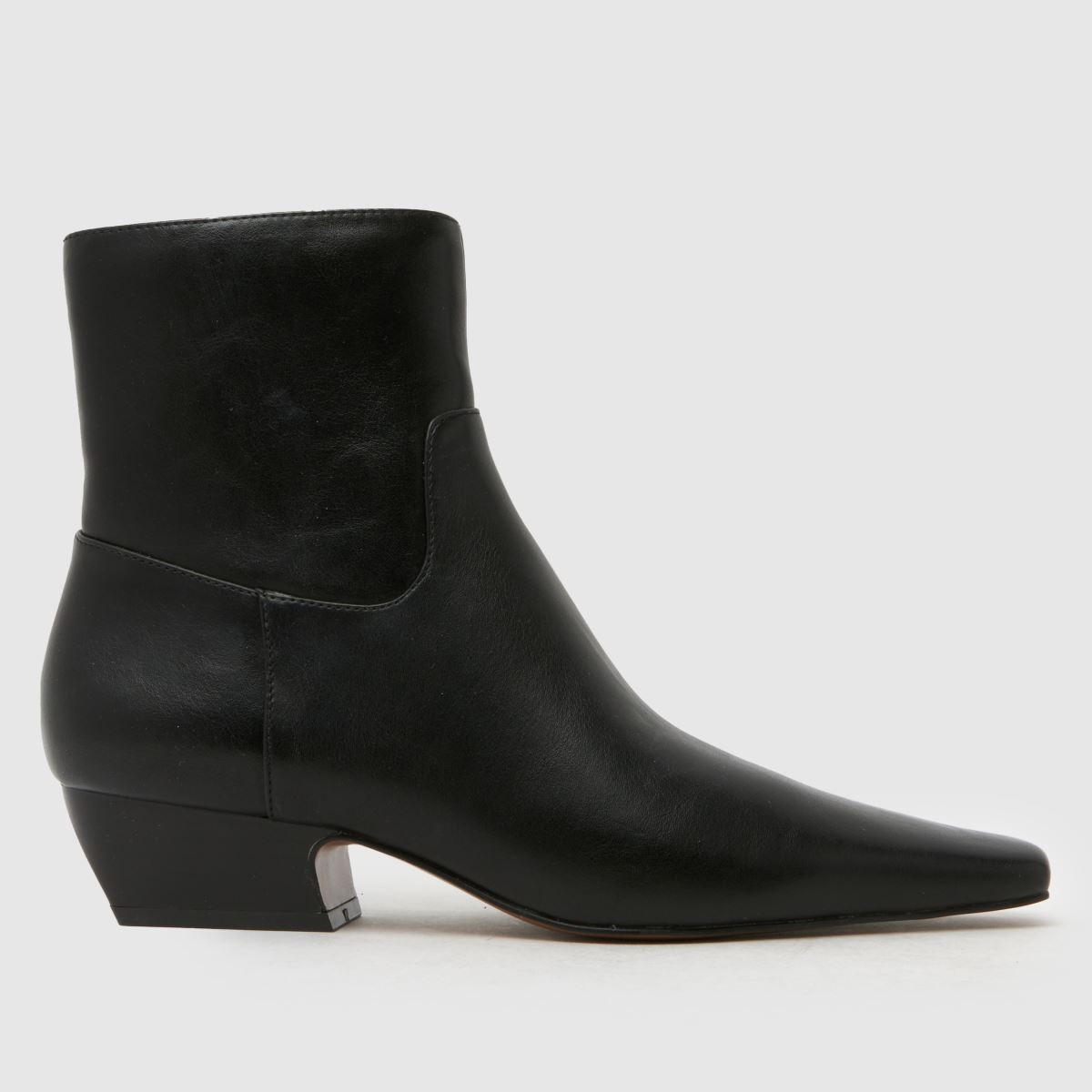 Click to view product details and reviews for Schuh Clarisse Western Heel Boots In Black.