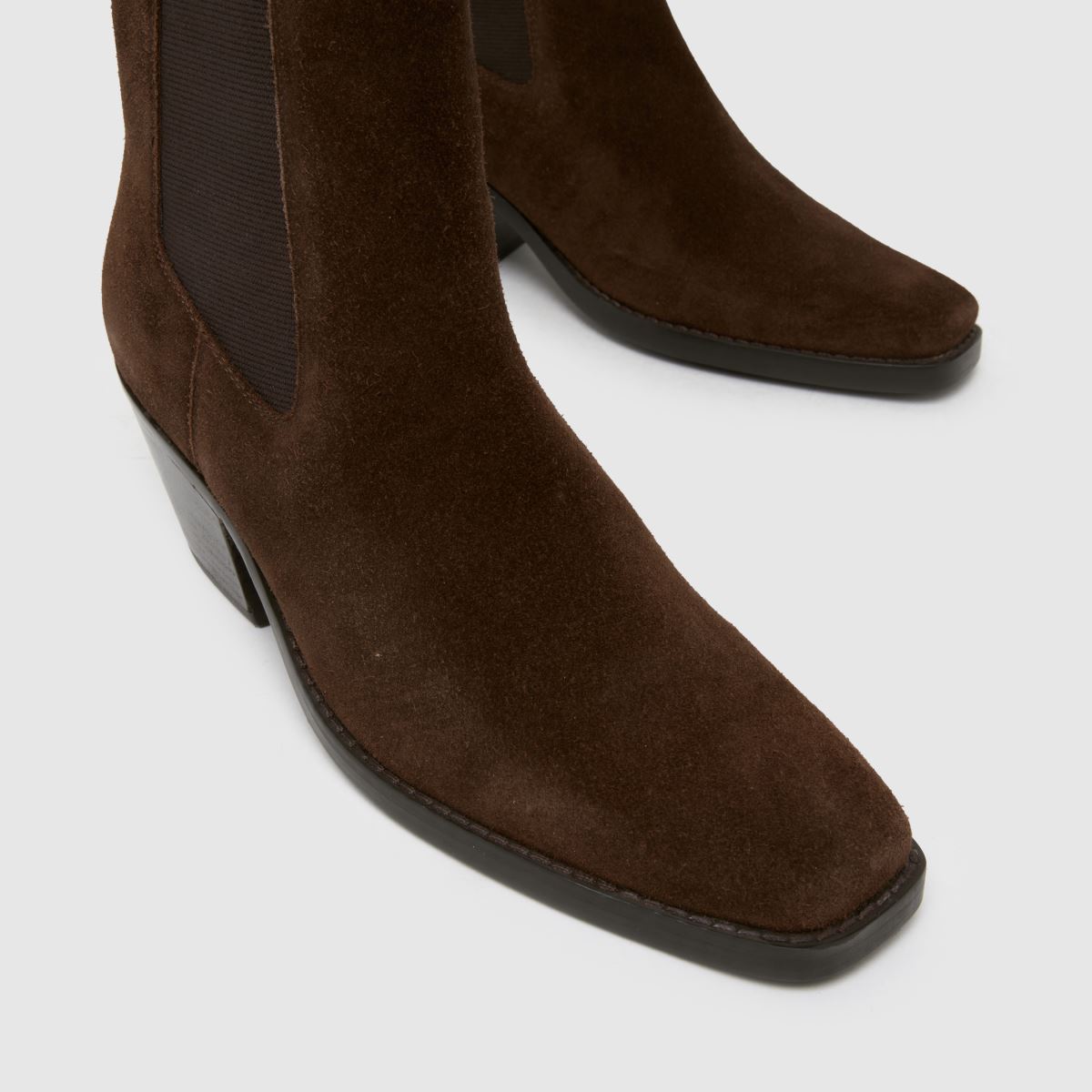 schuh Bess Suede Western in Brown schuh Bess Suede Western 4