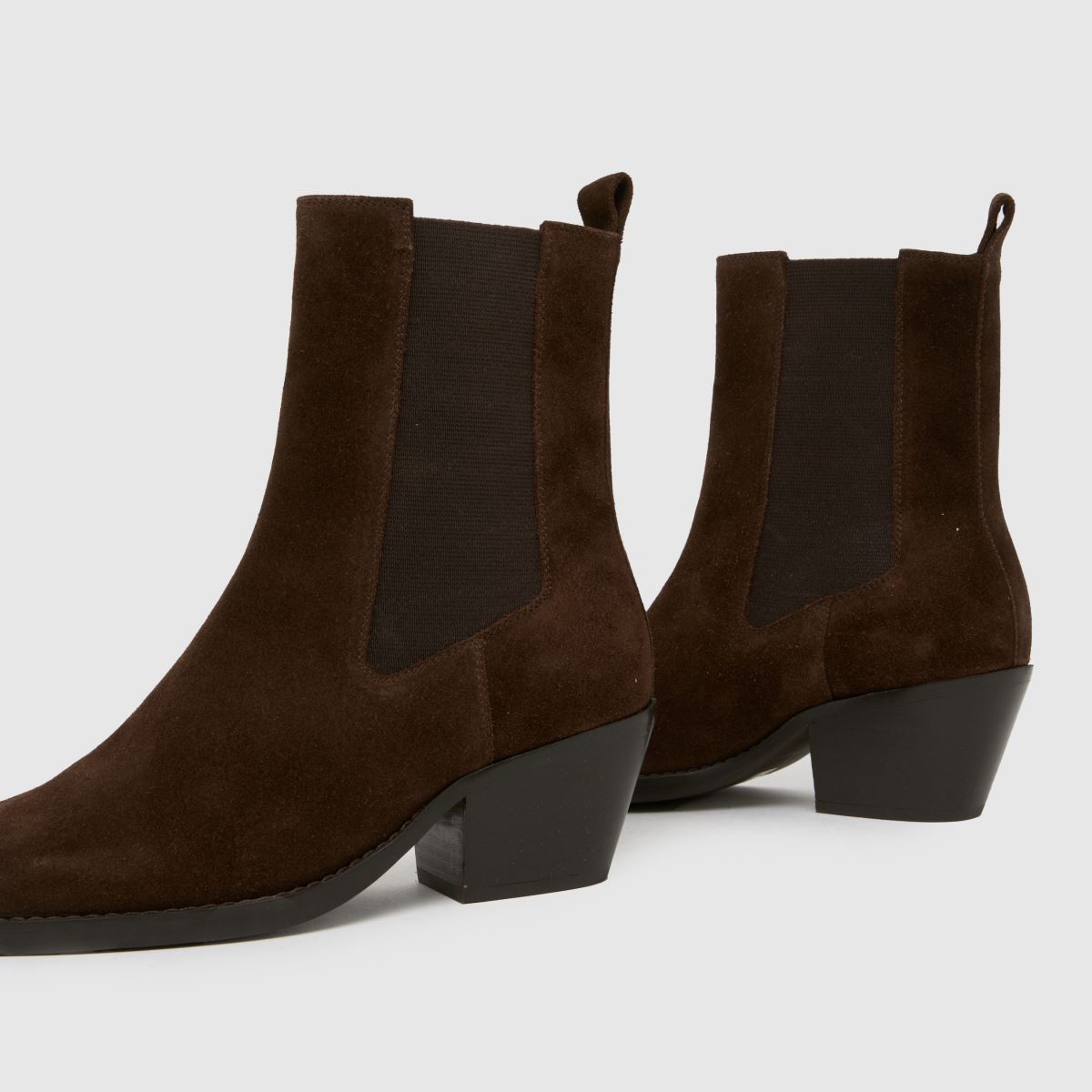 schuh Bess Suede Western in Brown schuh Bess Suede Western 7