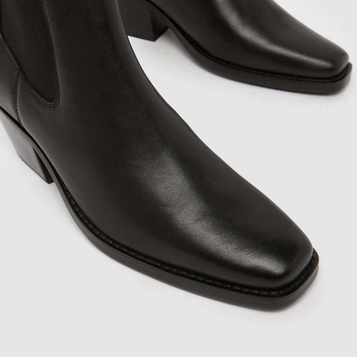 schuh Bess Leather Western in Black schuh Bess Leather Western 4