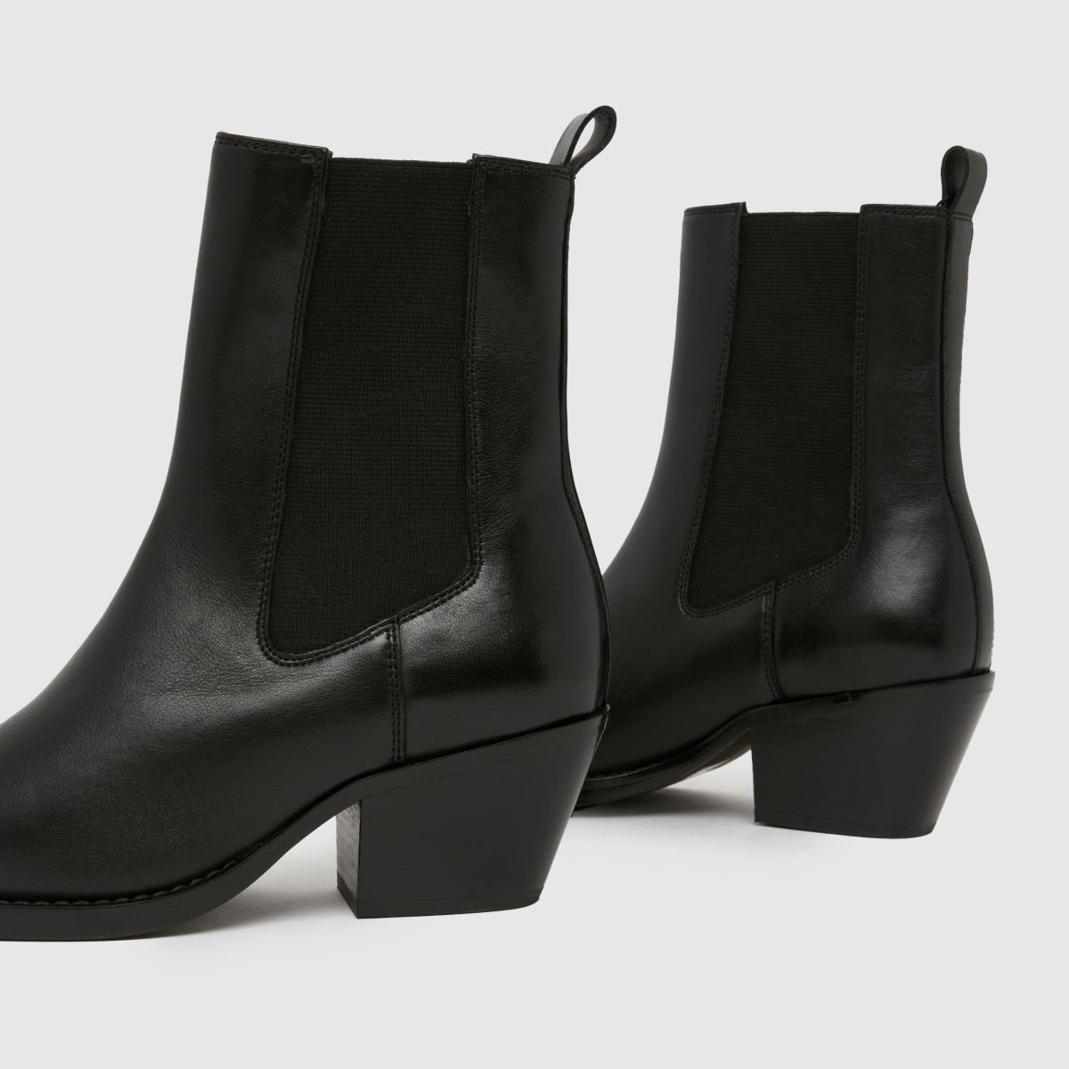 schuh Bess Leather Western in Black schuh Bess Leather Western 7