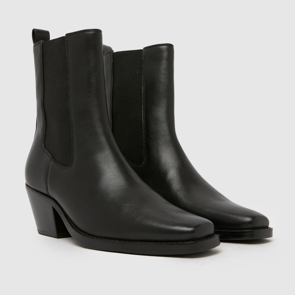 schuh Bess Leather Western in Black schuh Bess Leather Western 8