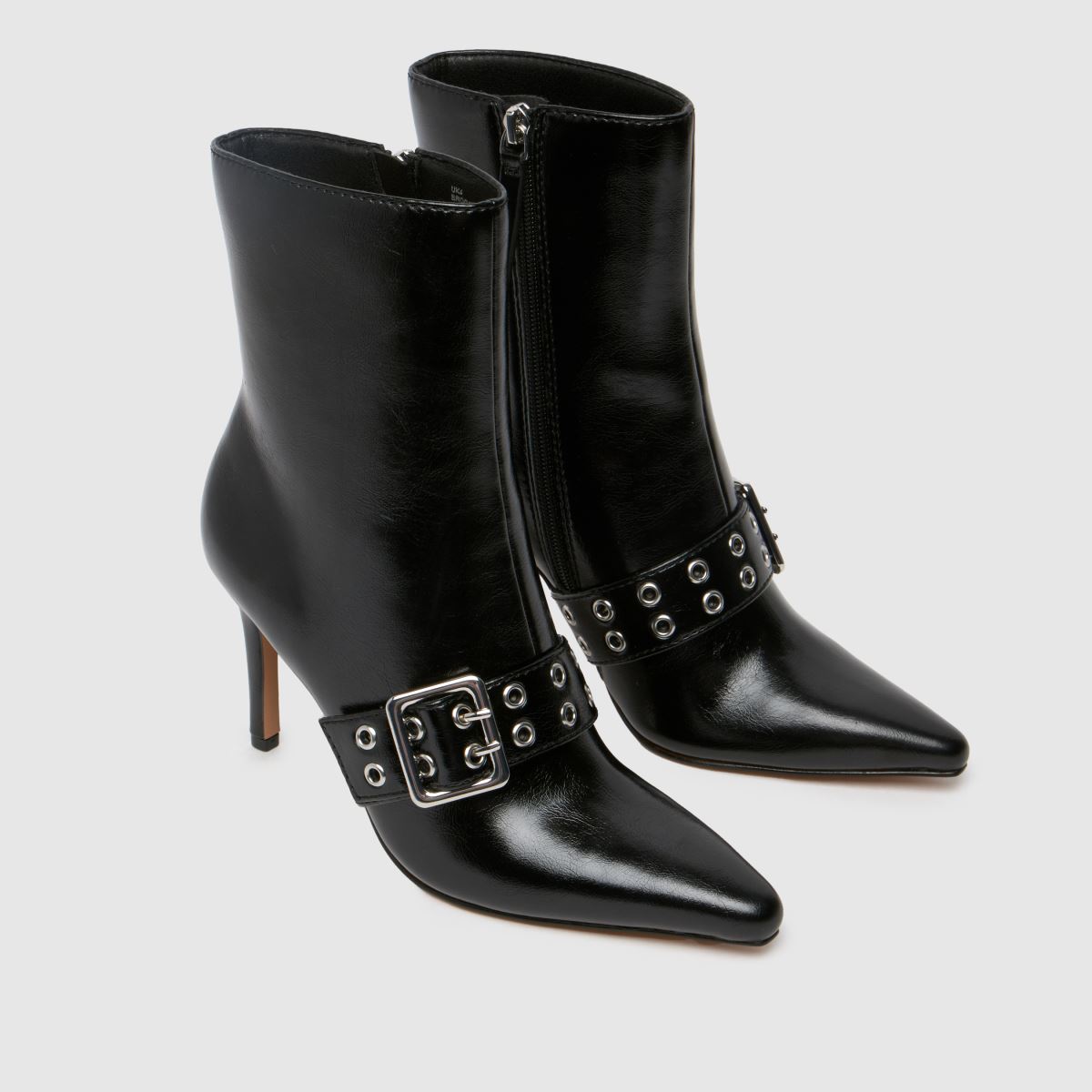 schuh Brogan Hardware Heel in Black