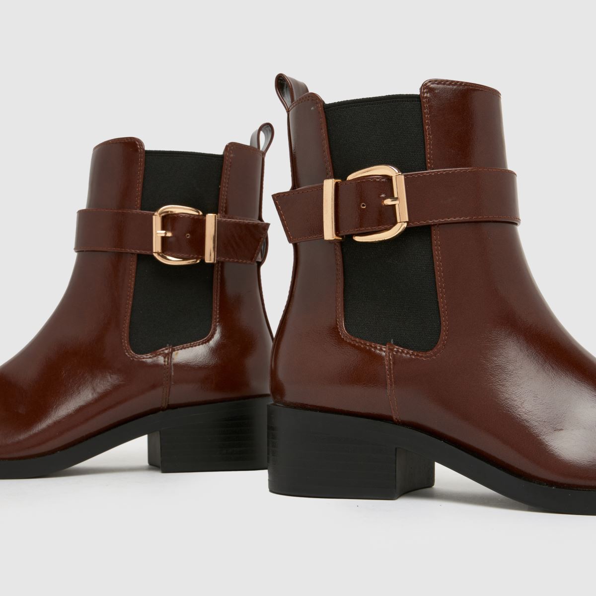 schuh Cadie Buckle Chelsea in Brown schuh Cadie Buckle Chelsea 4
