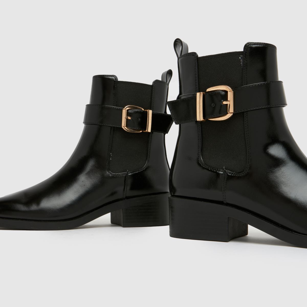 Damen Schwarz schuh Cadie Buckle Chelsea Boots schuh