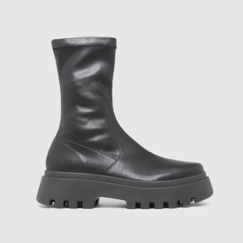 schuh black adelaide chunky sock boots schuh black adelaide chunky sock boots