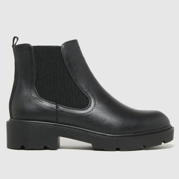 schuh black ailsa chunky chelsea boots schuh black ailsa chunky chelsea boots