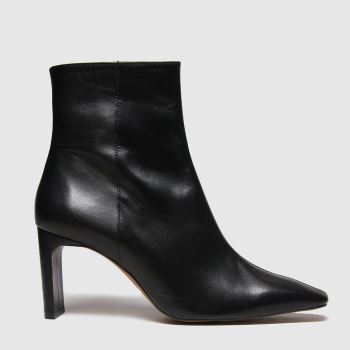 schuh black bee leather square toe boots schuh black bee leather square toe boots