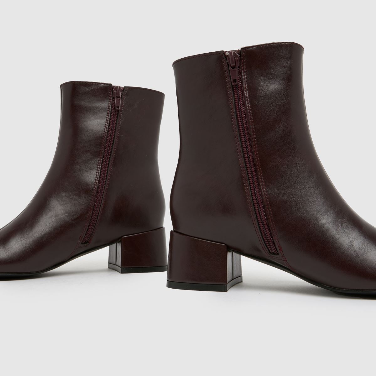 schuh Bridgit Block Point in Burgundy schuh Bridgit Block Point 4