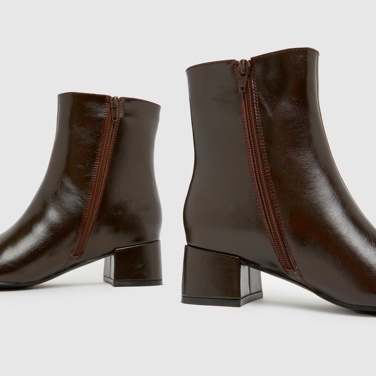 schuh Bridgit Block Point in Brown schuh Bridgit Block Point 4