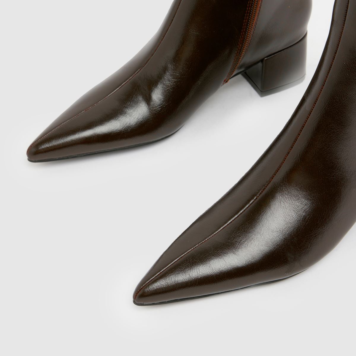 schuh Bridgit Block Point in Brown schuh Bridgit Block Point 7