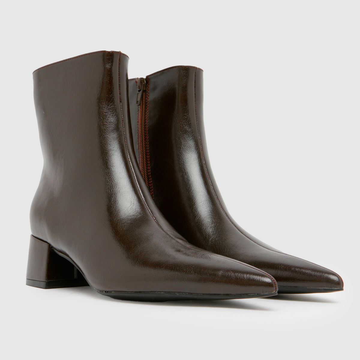 schuh Bridgit Block Point in Brown schuh Bridgit Block Point 8