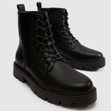 schuh Ashleigh Chunky Lace Up in Black schuh Ashleigh Chunky Lace Up,3 of 4