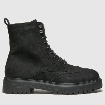 schuh black anabelle brogue lace up boots schuh black anabelle brogue lace up boots