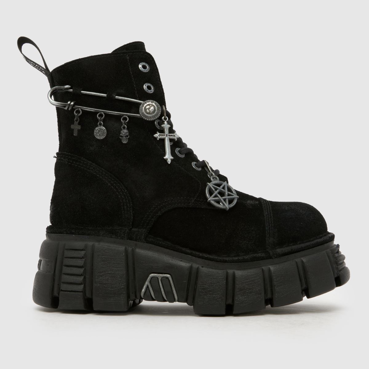 NEW ROCK Rogue Boots in Black