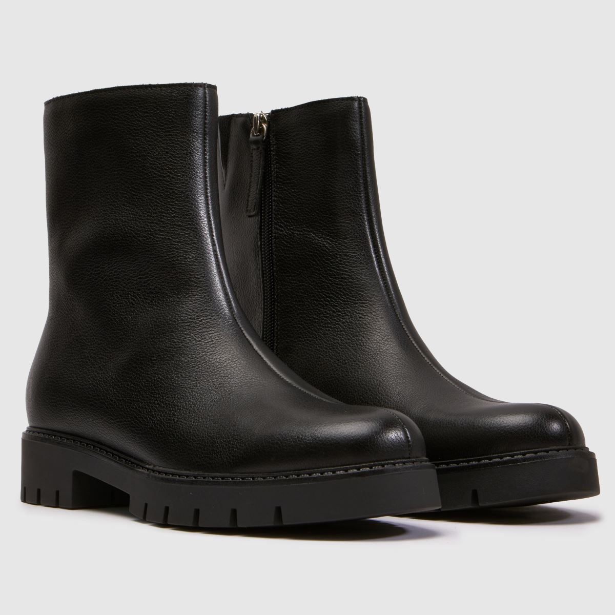 schuh Chic Leather Ankle Boot in Black schuh Chic Leather Ankle Boot 3