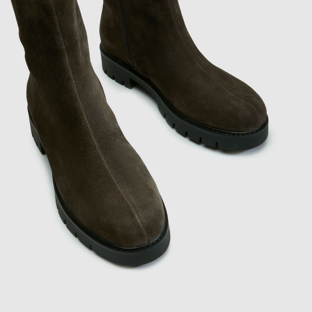 schuh Chic Leather Ankle Boot in Grey schuh Chic Leather Ankle Boot 7