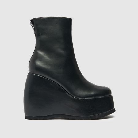 black platform boots men