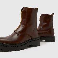 schuh Amber Leather Zip in Brown schuh Amber Leather Zip,4 of 4