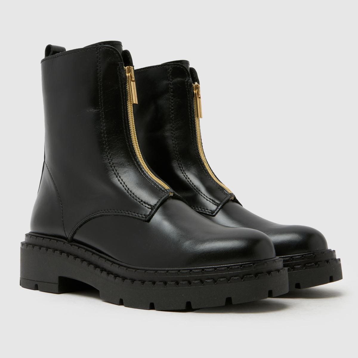 schuh Amber Leather Zip in Black schuh Amber Leather Zip 3