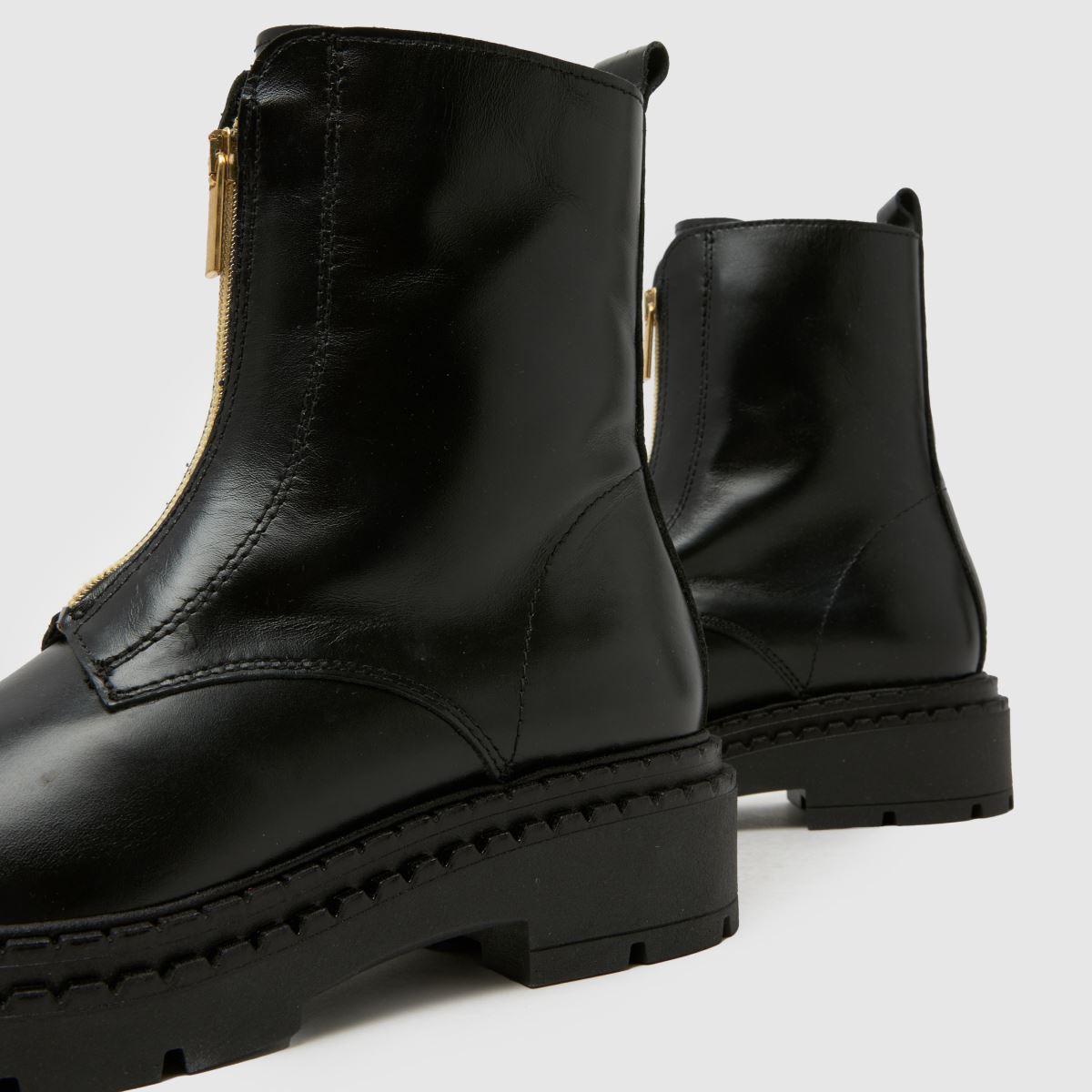 schuh Amber Leather Zip in Black schuh Amber Leather Zip 7