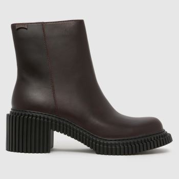 CAMPER Burgundy Pix London Heeled Womens Boots