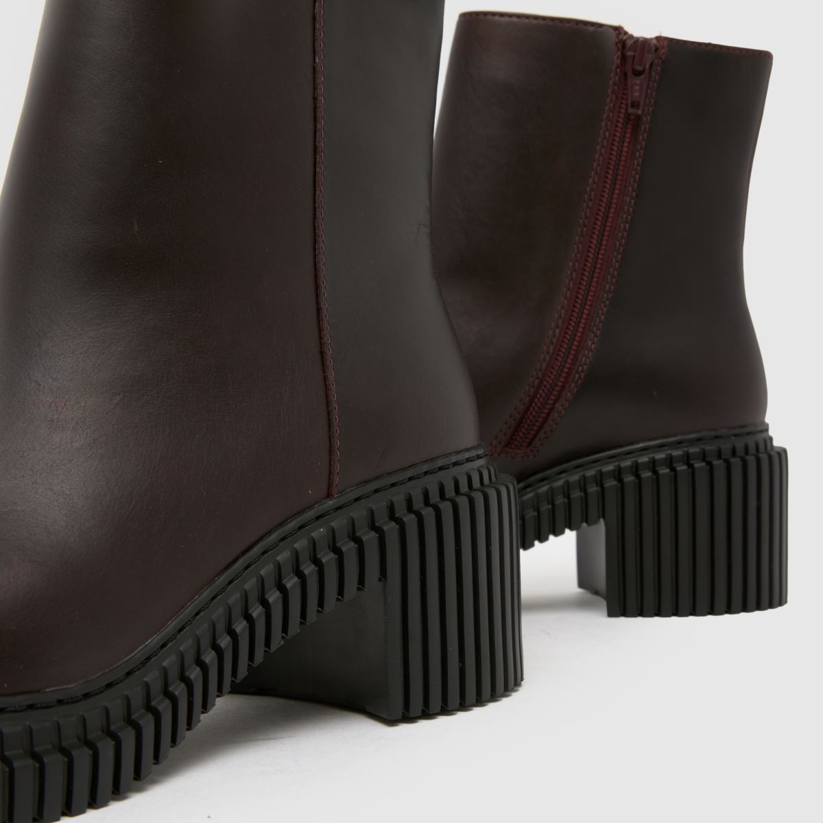 CAMPER Pix London Heeled in Burgundy CAMPER Pix London Heeled 7