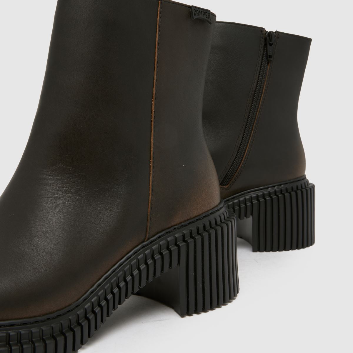 CAMPER Pix London Heeled in Dark Brown CAMPER Pix London Heeled 7