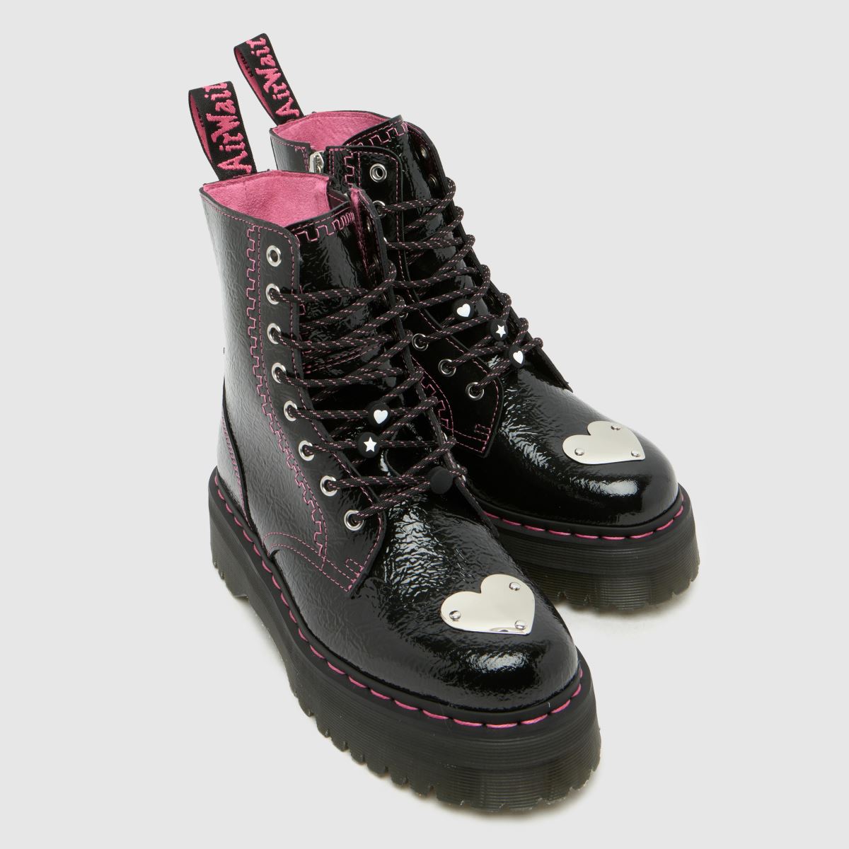 Dr.Martens JADON ハート UK5 バレンタイン 箱付き Womens Black & pink Dr Martens Jadon Boots | schuh