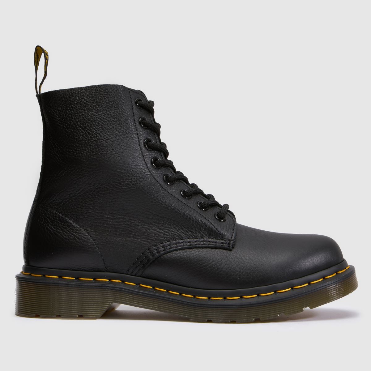 Dr Martens 1460 Pascal 8 Eye Boot Virginia, Black, Size 7, Women