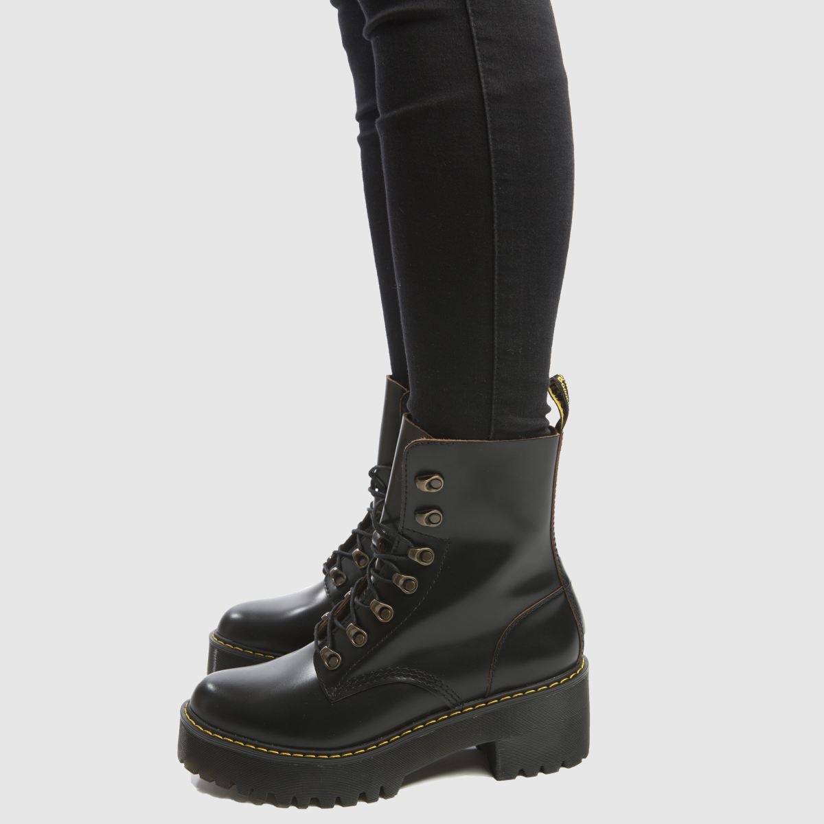 Dr Martens Leona 7 Hook in Black Dr Martens Leona 7 Hook 3
