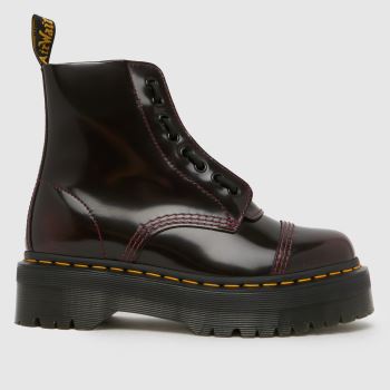 Dr Martens Cherry Red Sinclair Womens Boots
