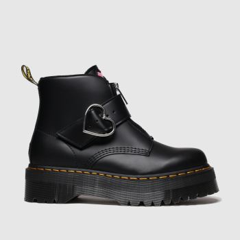 Womens Black Dr Martens Lazy Oaf Buckle 