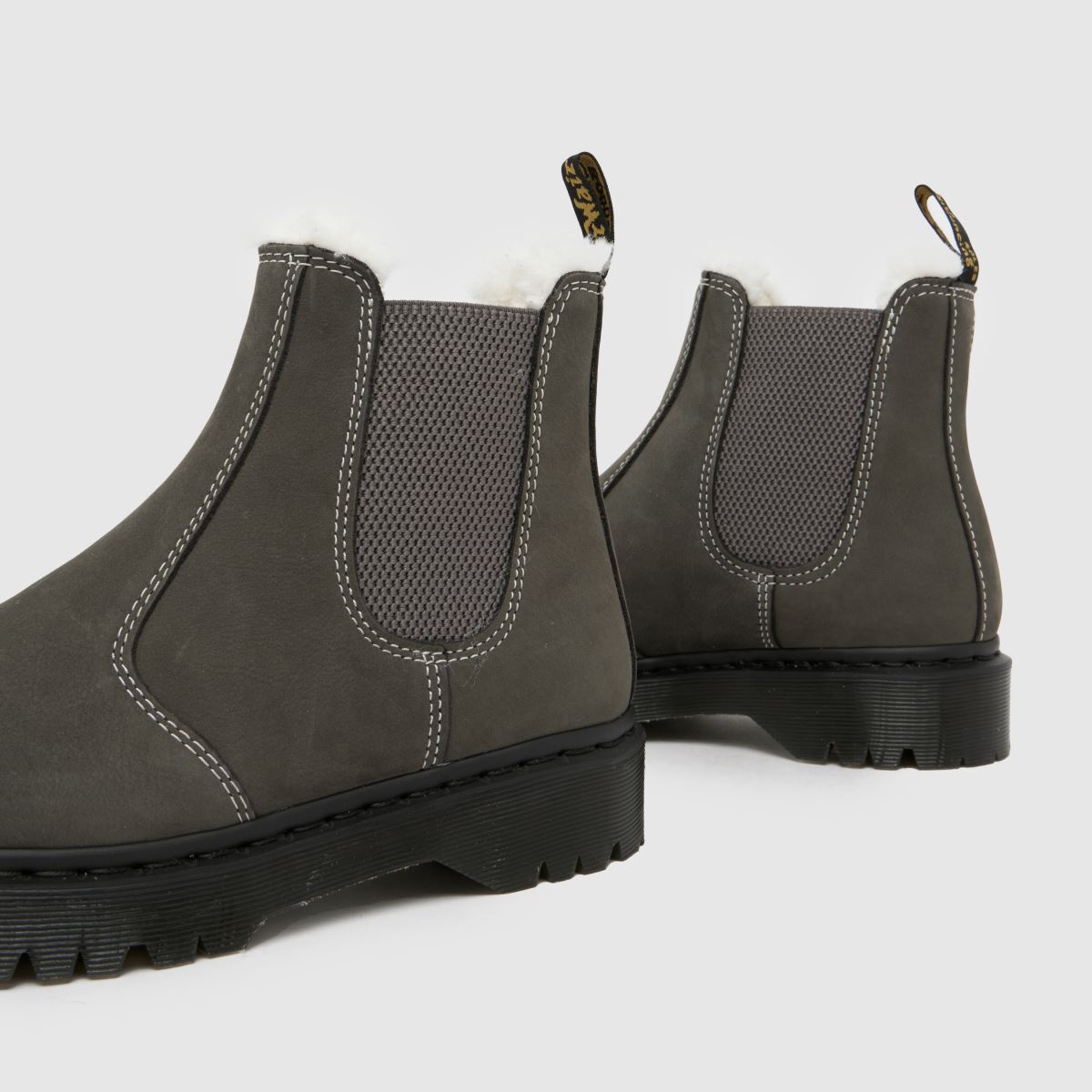 Dr Martens 2976 Bex Fur Lined Chelsea in Dark Grey Dr Martens 2976 Bex Fur Lined Chelsea 7