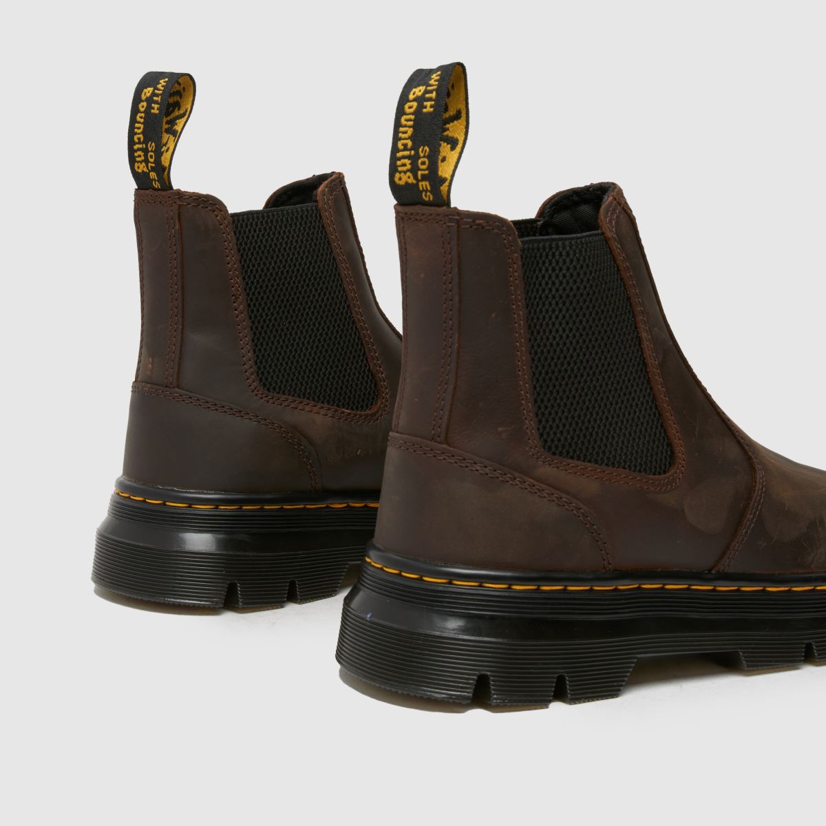 Chelsea Brown Dr Martens Chelsea Boots Damen GefÃ¼ttert Brown Doc