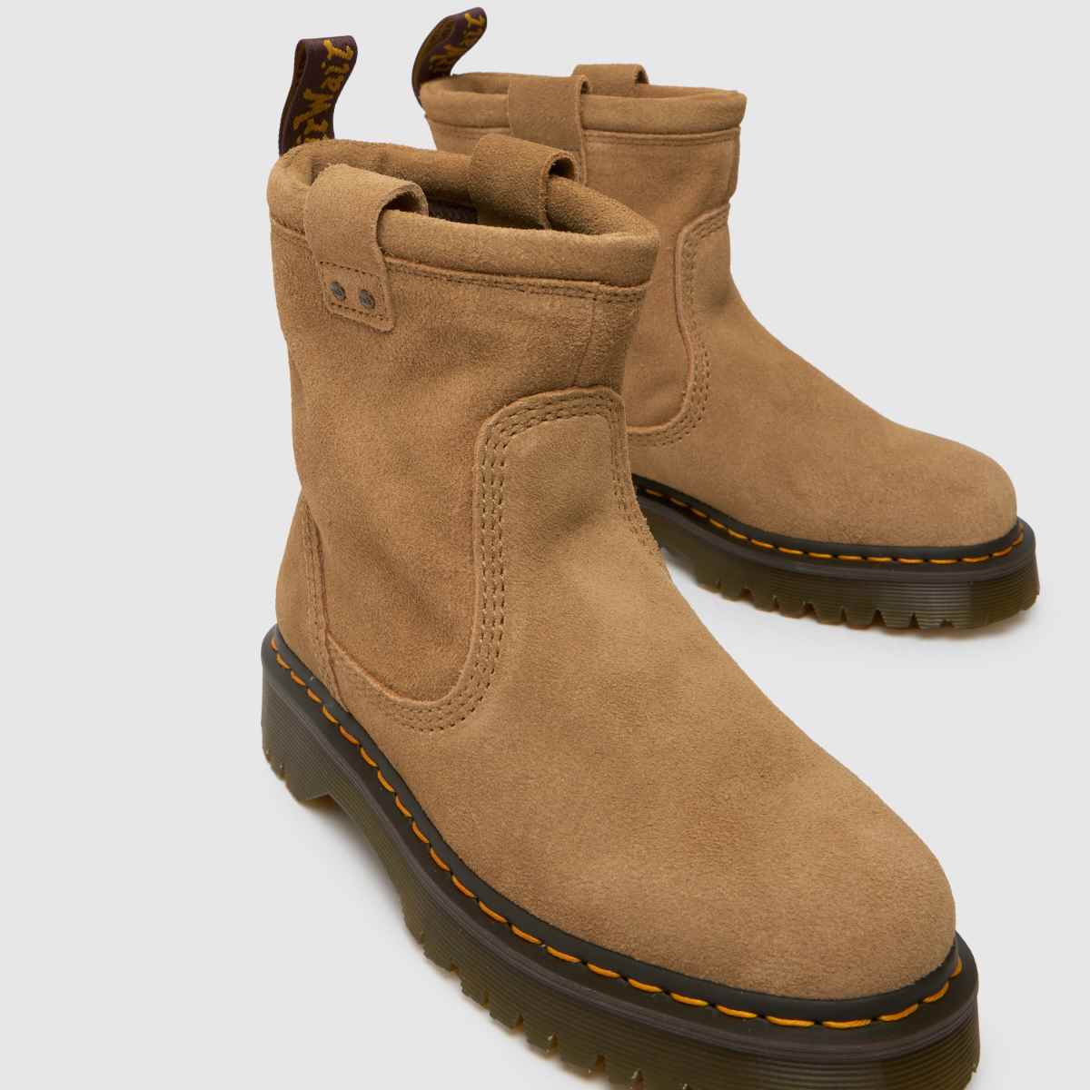 Womens Beige Dr Martens Anistone Lo Boots | schuh