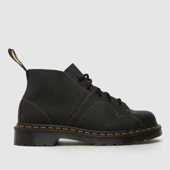Dr Martens Black Church Monkey Womens Boots