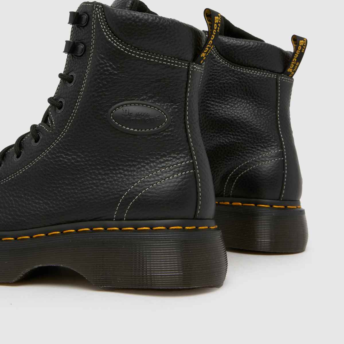 Womens Black Dr Martens Buzz 8 Eye Boots | schuh