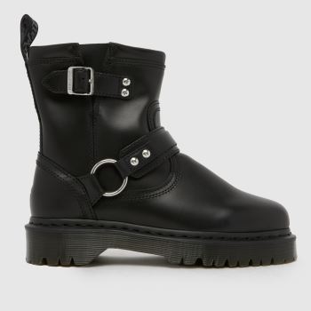 Dr Martens Black Anistone Harness Womens Boots