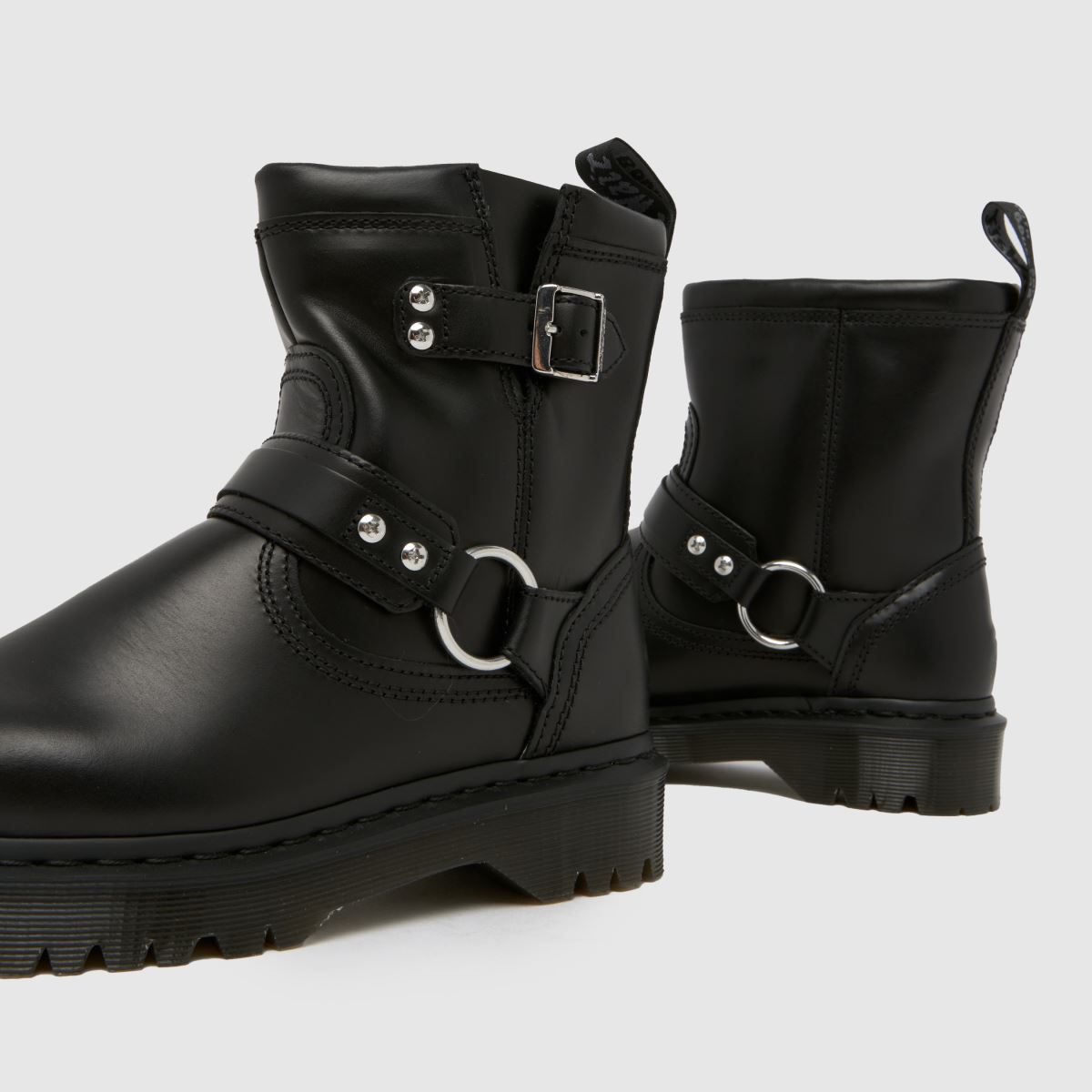 Damen Dr Martens Schwarz Anistone Harness Boots Dr Martens Anistone Harness 7