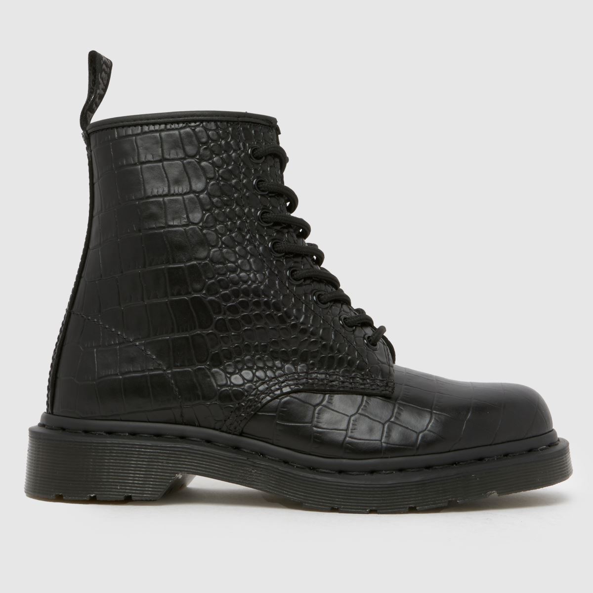 Dr. Martens 1460 Croco Boots in Black