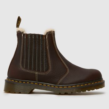 Dr Martens Dark Brown 2976 Leonore II Chelsea Womens Boots