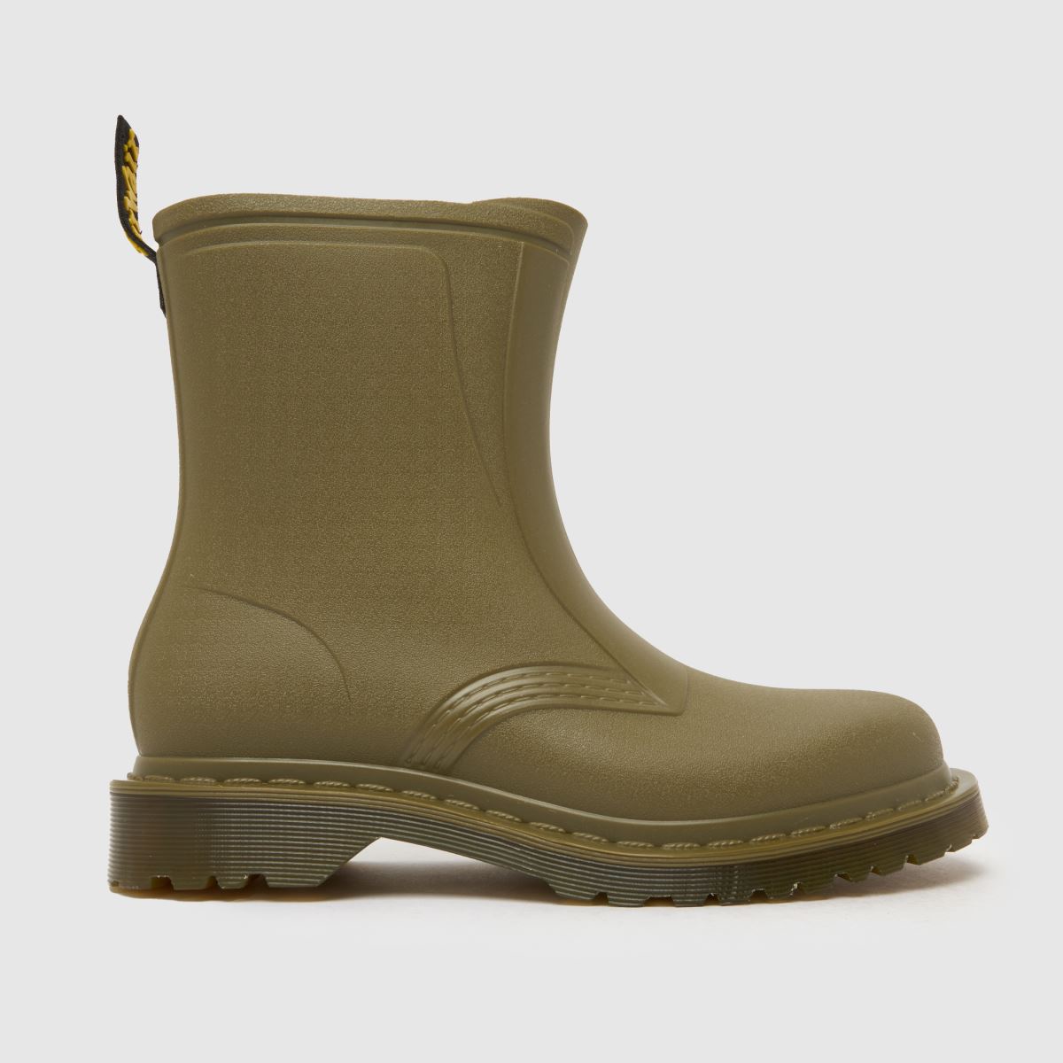 Dr. Martens 1460 Rain Pull On Boots in Khaki