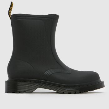 Dr Martens Black 1460 Rain Pull On Womens Boots