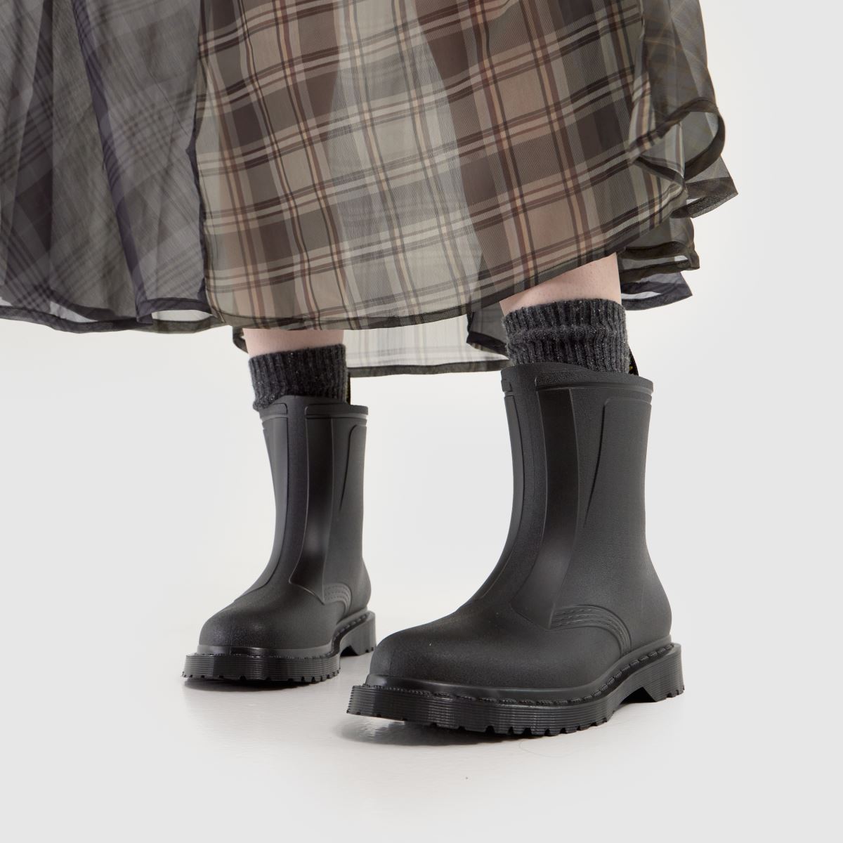 Dr Martens 1460 Rain Pull On in Black Dr Martens 1460 Rain Pull On 8