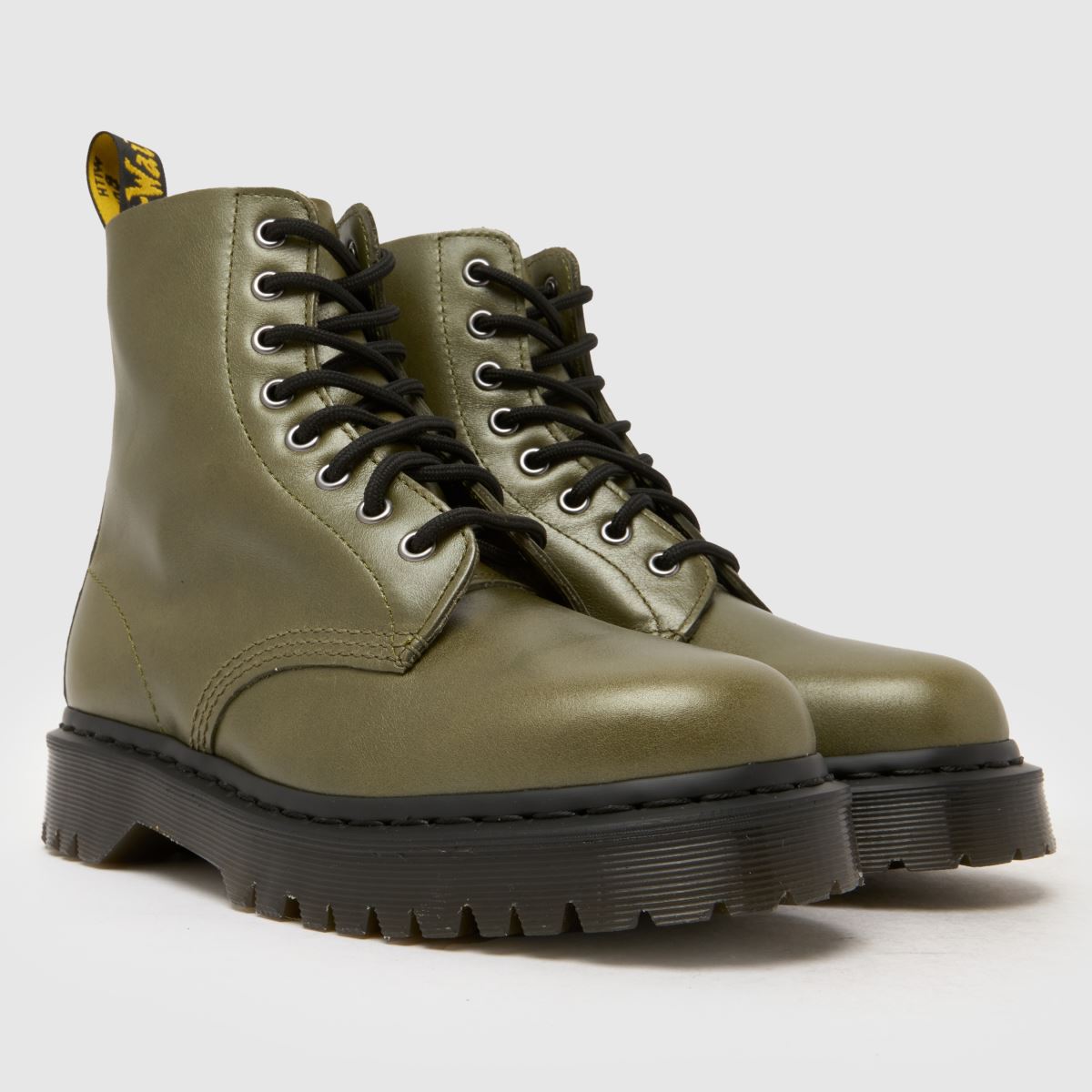Dr Martens 1460 Pascal Bex in Khaki Dr Martens 1460 Pascal Bex 3
