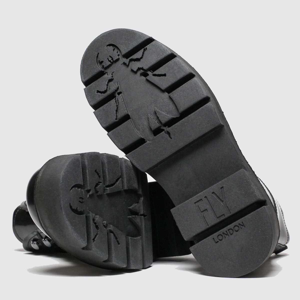 Womens Black Fly London Bola Boots | schuh